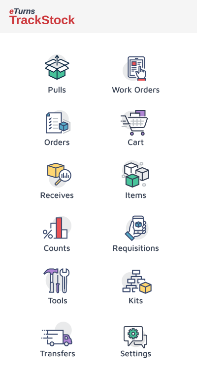 Simplify reordering and optimize inventory in stockrooms and service trucks.